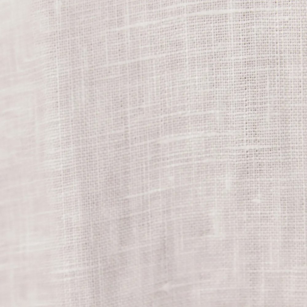Reformation White Linen Button-Down Jacket with Brown Buttons - Picture 6 of 6